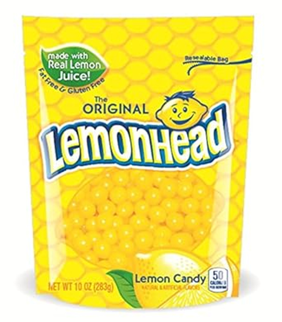 Lemonhead Candy, Lemon, 10 Ounce Bag