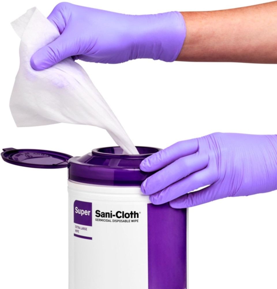 Super Sani-Cloth Surface Disinfectant Cleaner Wipe Canister Alcohol Scent 450 Ct P86984 Super Sani-Cloth Surface Disinfectant Cleaner Wipe Canister Alcohol Scent 450 Ct P86984