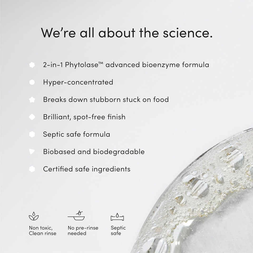 Dirty Labs | Dishwasher Detergent And Booster | Aestival Scent | 48 Loads (1 Lb) | Ultra Clean, Spot Free, Quick Wash Optimized | Hyper Concentrated