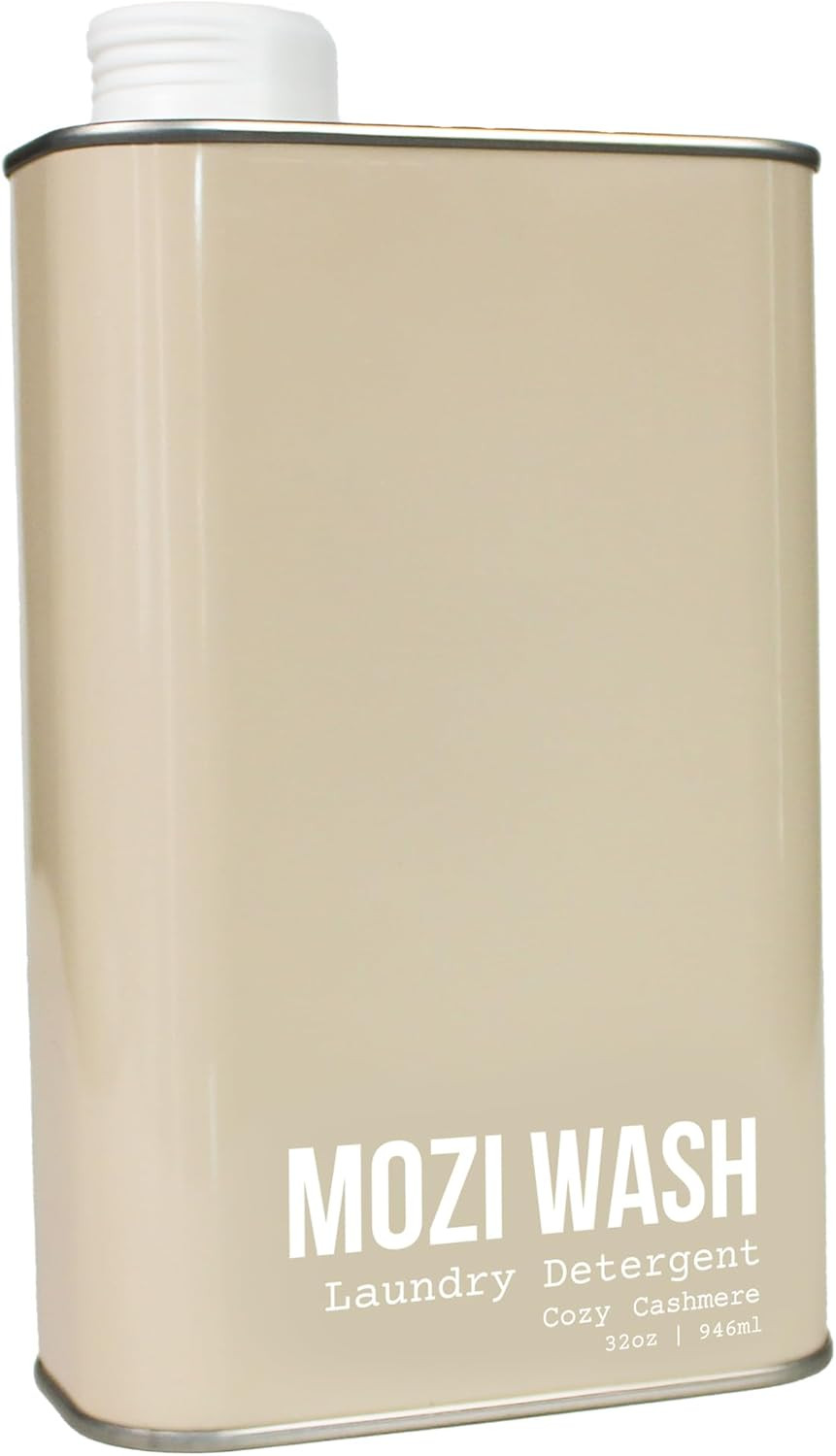 Laundry Detergent Liquid, Unscented, 50+ Loads, Concentrated, Non Toxic, Plant Based Enzyme Cleaner, Phosphate & Paraben Free, Long Lasting Luxury Clean, Scent Free, 32 Oz Recyclable Bottle