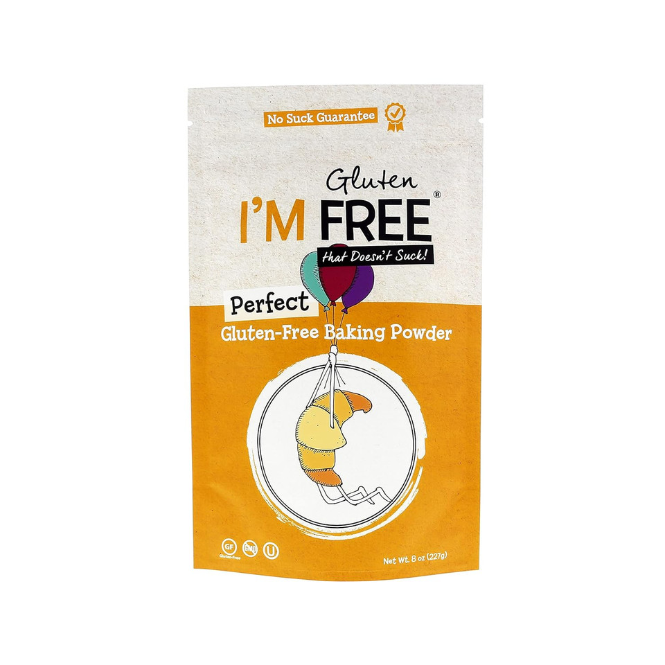 I'M Free Perfect Gluten-Free Baking Powder Vegan ? Non-Gmo Gluten-Free Ou Kosher Certified - 8 Oz