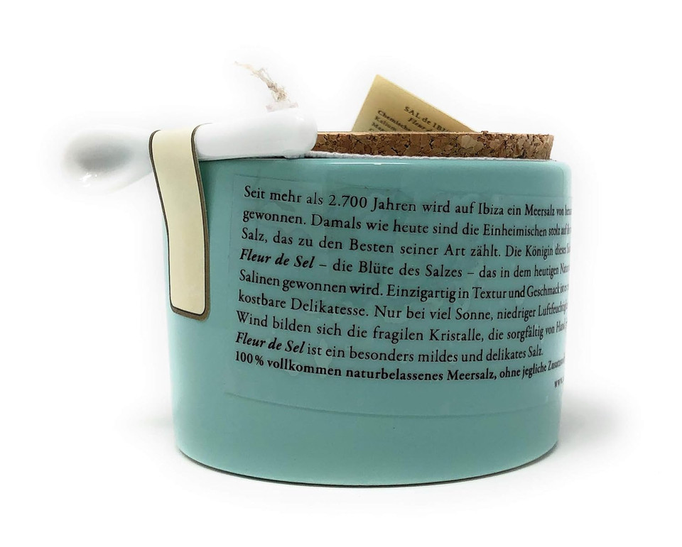 Sal De Ibiza Fleur De Sel Im Steintopf