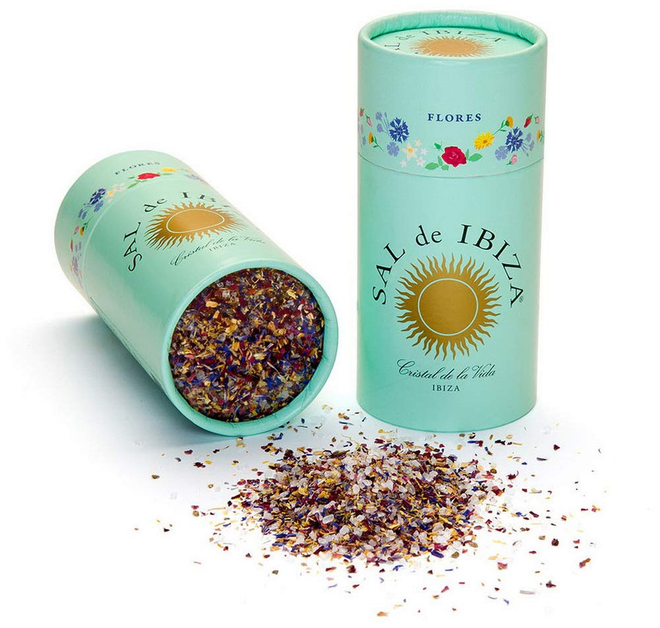 Sal De Ibiza Granito Salt Shaker (Flower Petals, 2.65 Ounce)