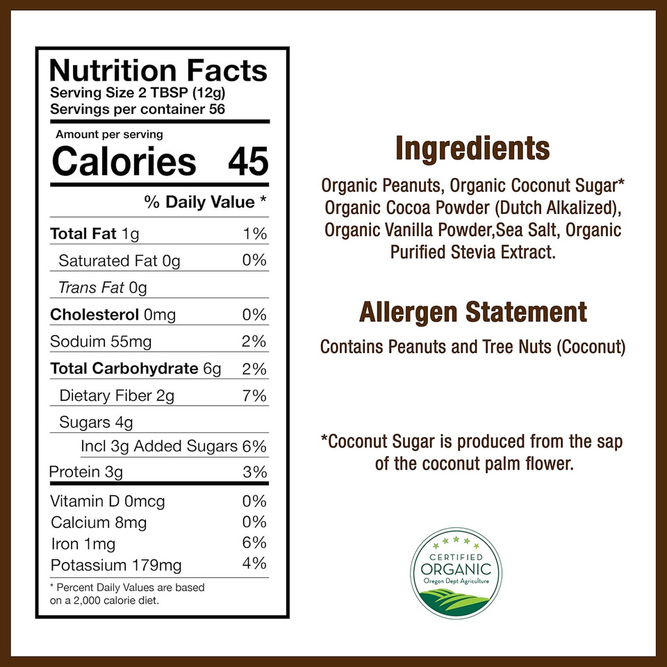 Betty Lou'S 100% Organic Powdered Peanut Butter Bundle: (1) Regular & (1) Chocolate, 1.5 Lb, Gluten Free, Vegan, Low Calorie, High Protein, Deliciously Healthy, Just Add Water Betty Lou'S 100% Organic Powdered Peanut Butter Bundle: (1) Regular & (1) Chocolate, 1.5 Lb, Gluten Free, Vegan, Low Calorie, High Protein, Deliciously Healthy, Just Add Water