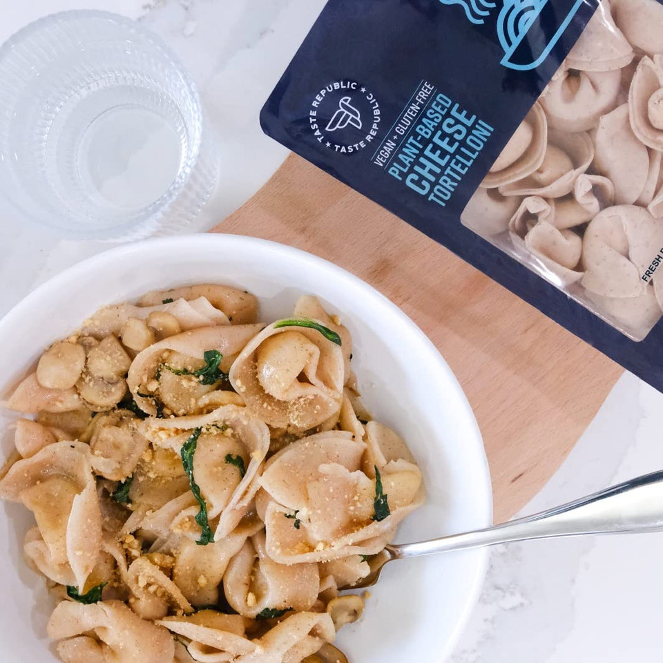 Gluten-Free Tortelloni, Tomato And Feta With Hot Honey Fresh Pasta, Cooks In Just 3 Minutes By Taste Republic, Frozen, 9Oz (6 Pack) Gluten-Free Tortelloni, Tomato And Feta With Hot Honey Fresh Pasta, Cooks In Just 3 Minutes By Taste Republic, Frozen, 9Oz (6 Pack)