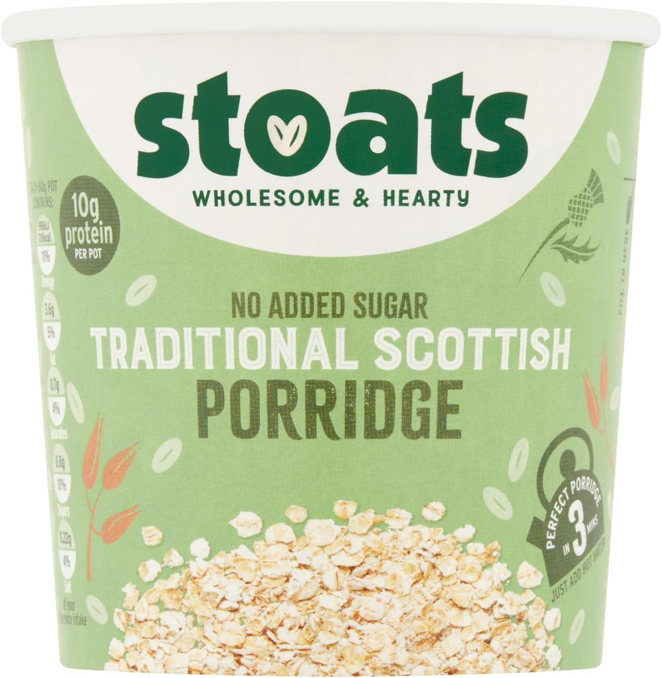 Stoats - Quick Pot - Classic Scottish Porridge - 60G