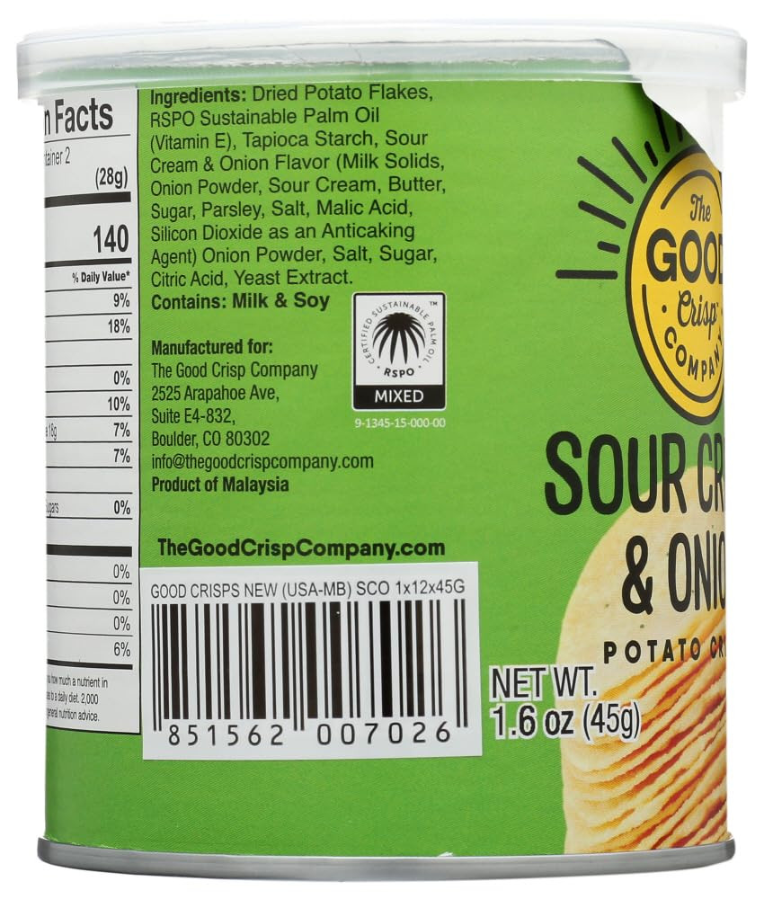 The Good Crisp Company Crisps Aged White Ched 5.6 Oz