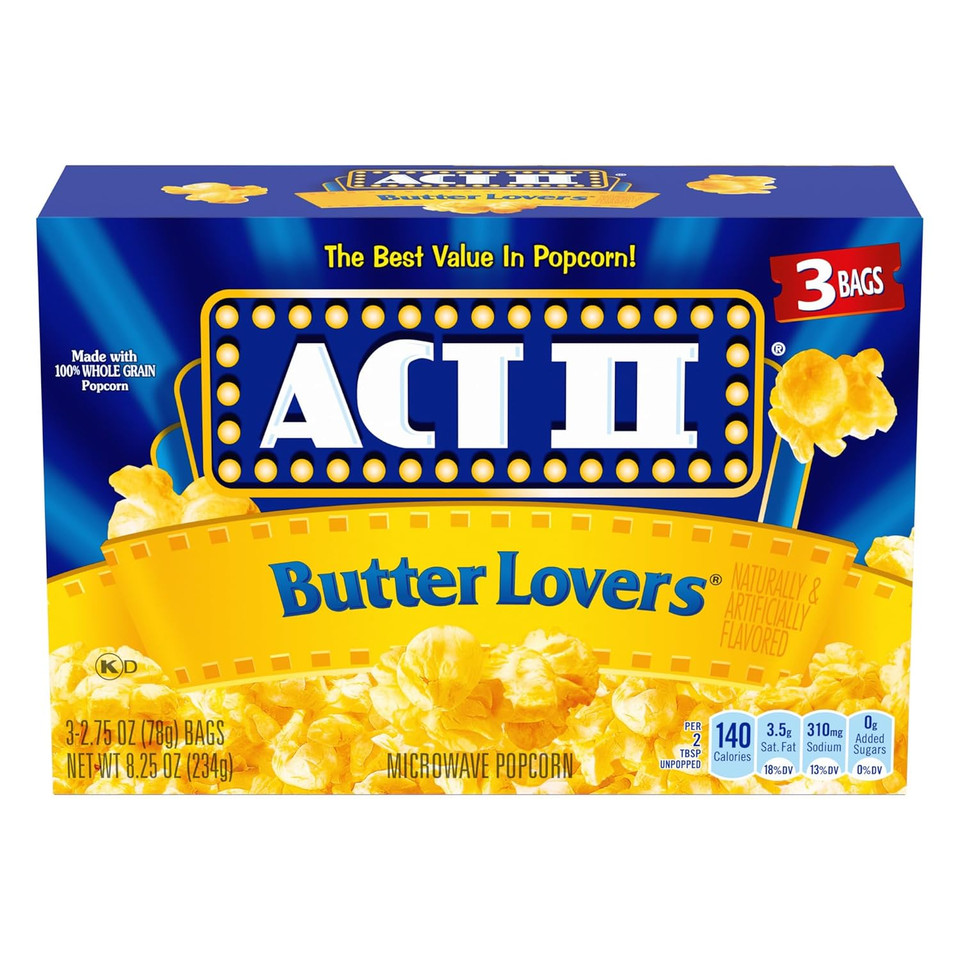 Act Ii Butter Popcorn, 2.75 Ounce (12 Count)