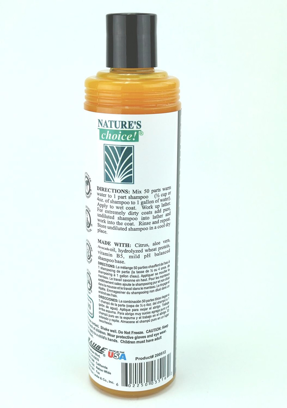 Nature'S Choice Citrus Dirty Dog Shampoo 50:1 11.7 Fl. Oz