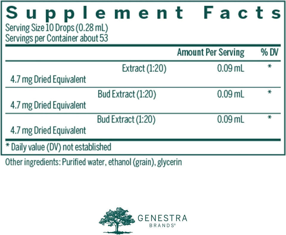 Genestra Brands Defense-Gen | Dog Rose, Black Alder, And Silver Birch Herbal Supplement | 0.5 Fl. Oz
