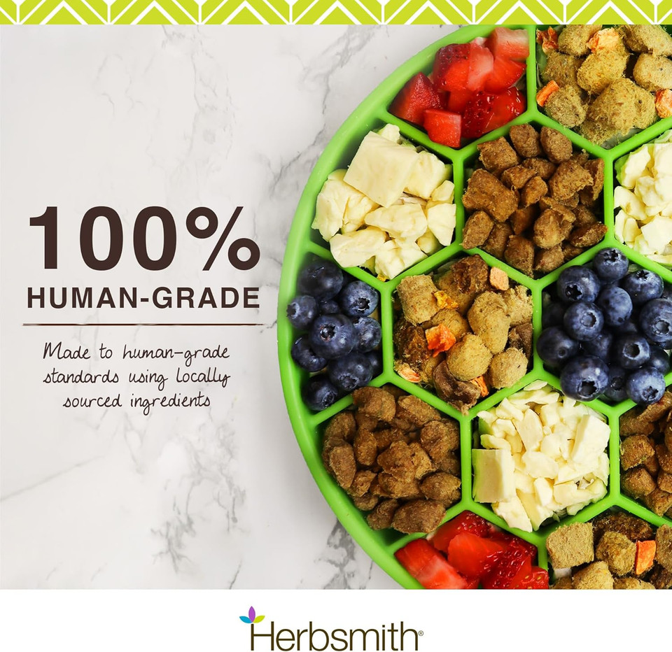 Herbsmith Smiling Dog Treats  Freeze Dried Smoked Gouda  100% Real Wisconsin Cheese  Single Ingredient  Human Grade  Made In Usa  9.6 Oz