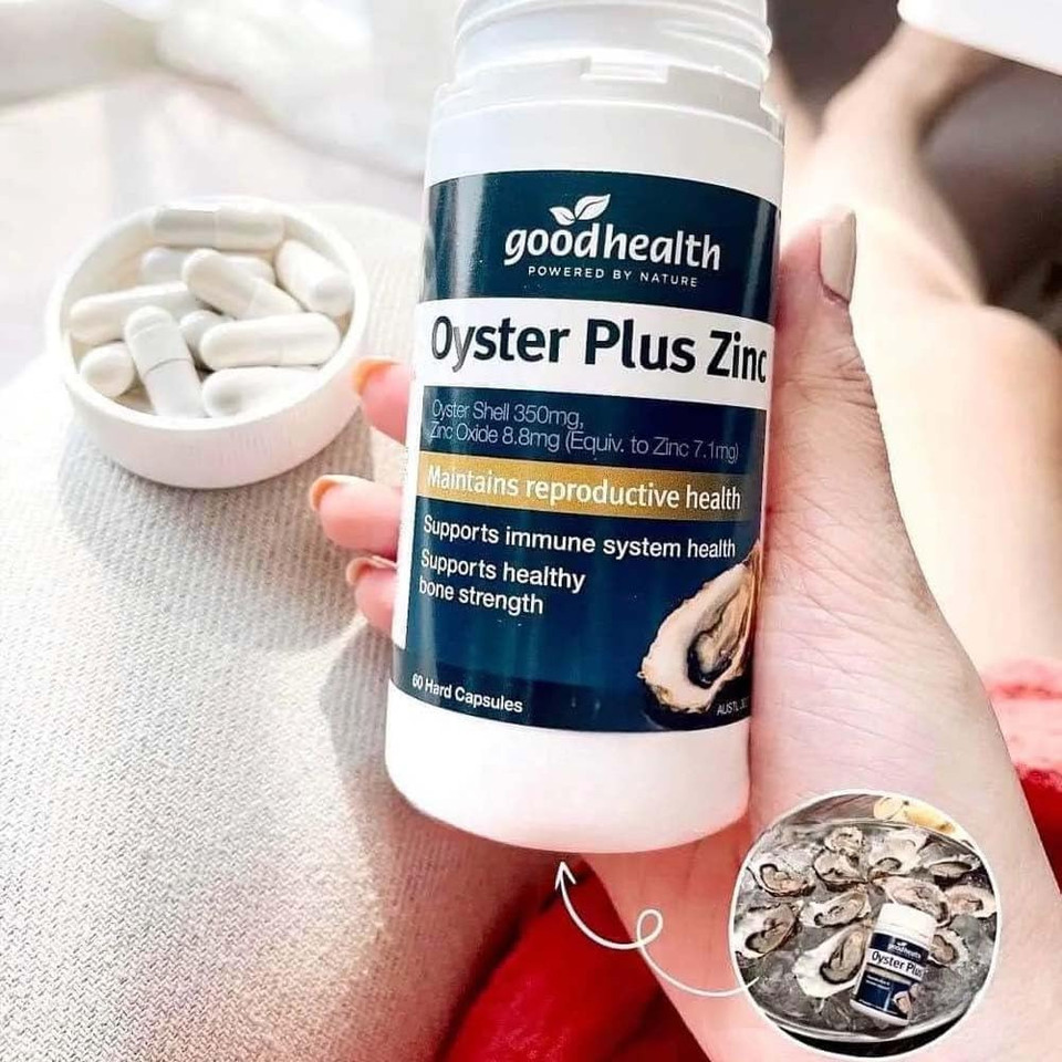 Goodhealth Oyster Plus  60 Capsules  Marine Nutrient Supplement With Zinc And Taurine For Health And Vitality  Supports Immune And Reproductive Healt