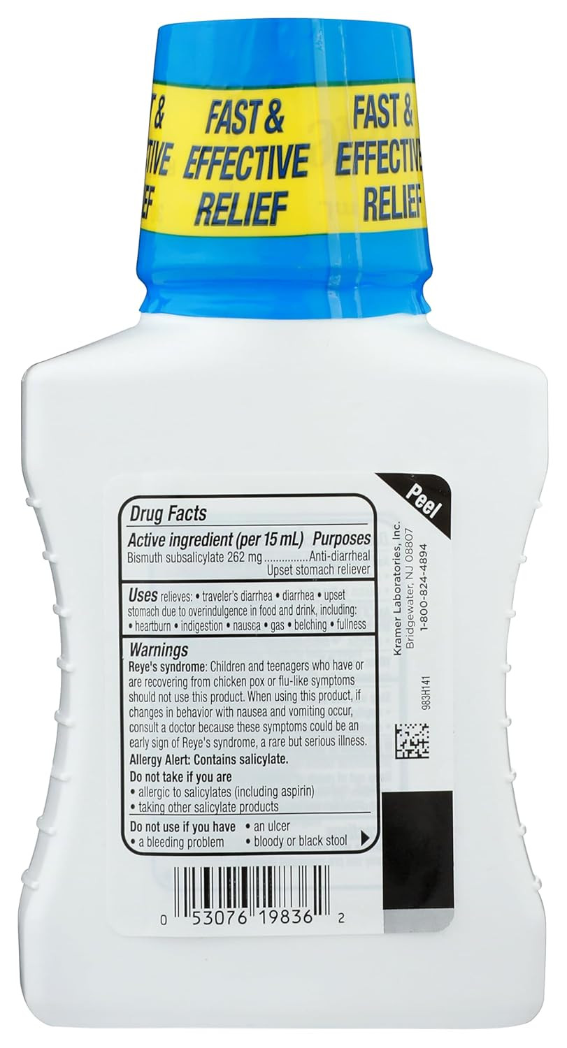Kaopectate Multi-Symptom Relief For Diarrhea Upset Stomach In Vanilla, 8 Fl Oz