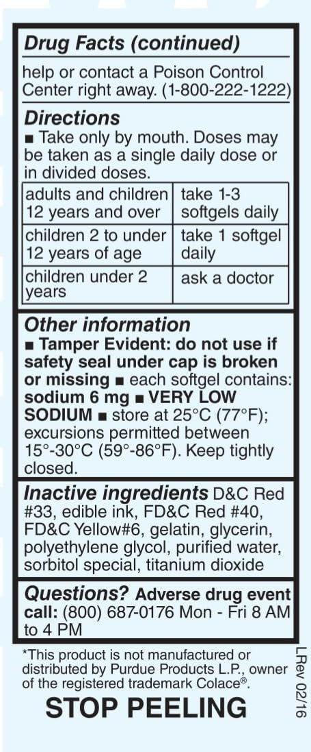 Sda Laboratories Docusate Sodium 100 Mg Stool Softener, Fast-Acting Relief From Occasional Constipation For Easier Bowel Movements, 1000 Softgels (1 Pack)