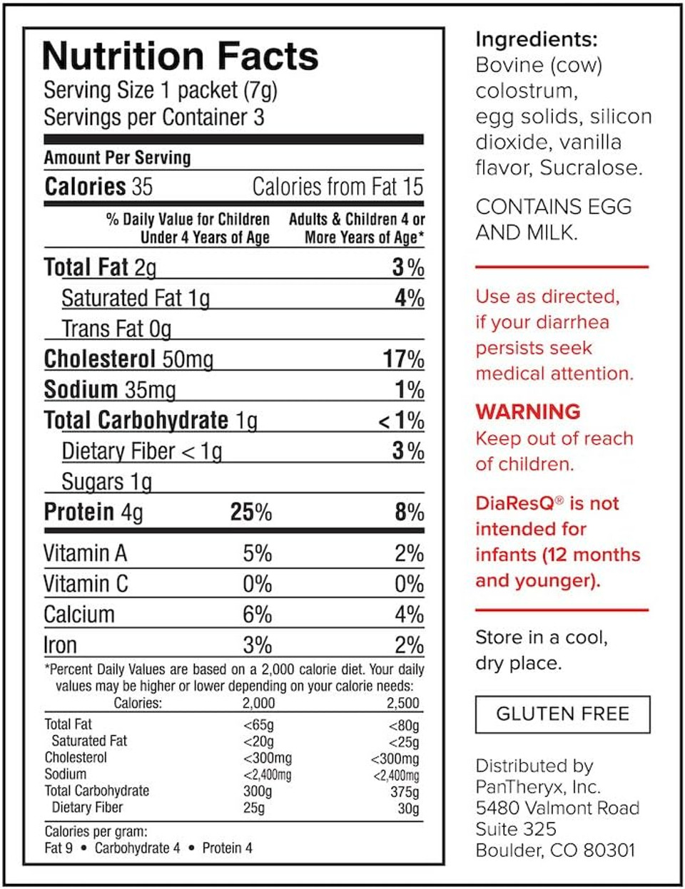 Diaresq Childrens Soothing Diarrhea Relief - 3 Packets