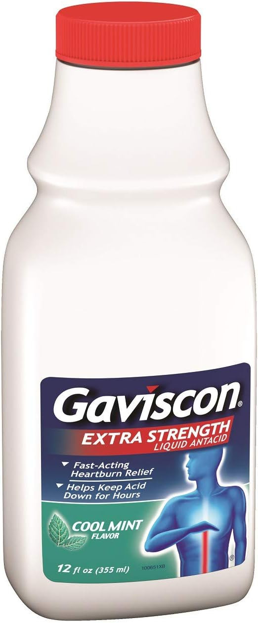 Gaviscon Esrf Liquid Mint Size 12Z Gaviscon Esrf Liquid Mint 12Z