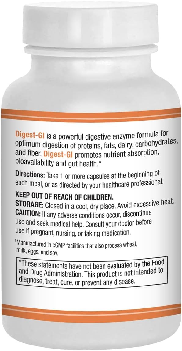 Ast Enzymes Digest-Gi Digestive Enzyme - Digestion And Bloating Relief For Women And Men - 90 Vegetarian Capsules