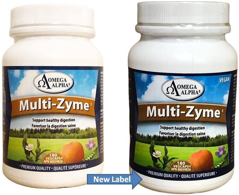 Omegaalpha Multi-Zyme Digestive Enzyme-Capsules (90)