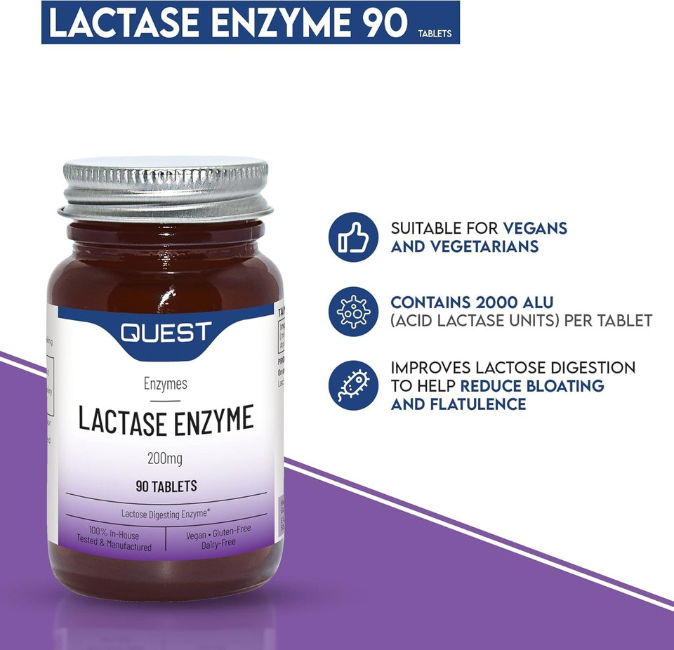 Lactase 200Mg - 90 Tablets