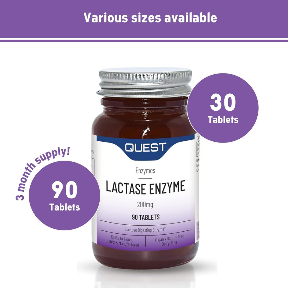 Lactase 200Mg - 90 Tablets