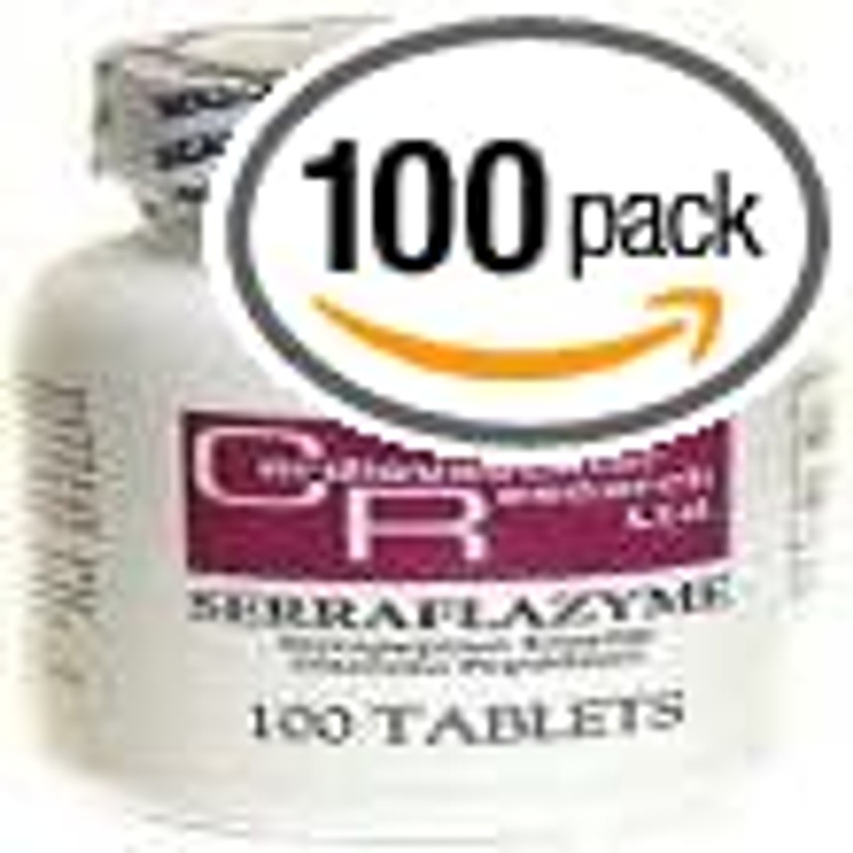 Cardiovascular Research Ltd (Ecological Formulas) Serraflazyme-Serrapeptase Enzyme 100 Caps