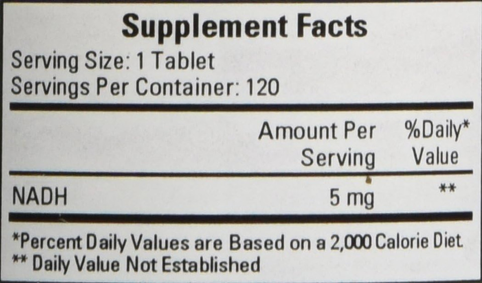 Cardiovascular Research Nadh Tablets, 60 Count