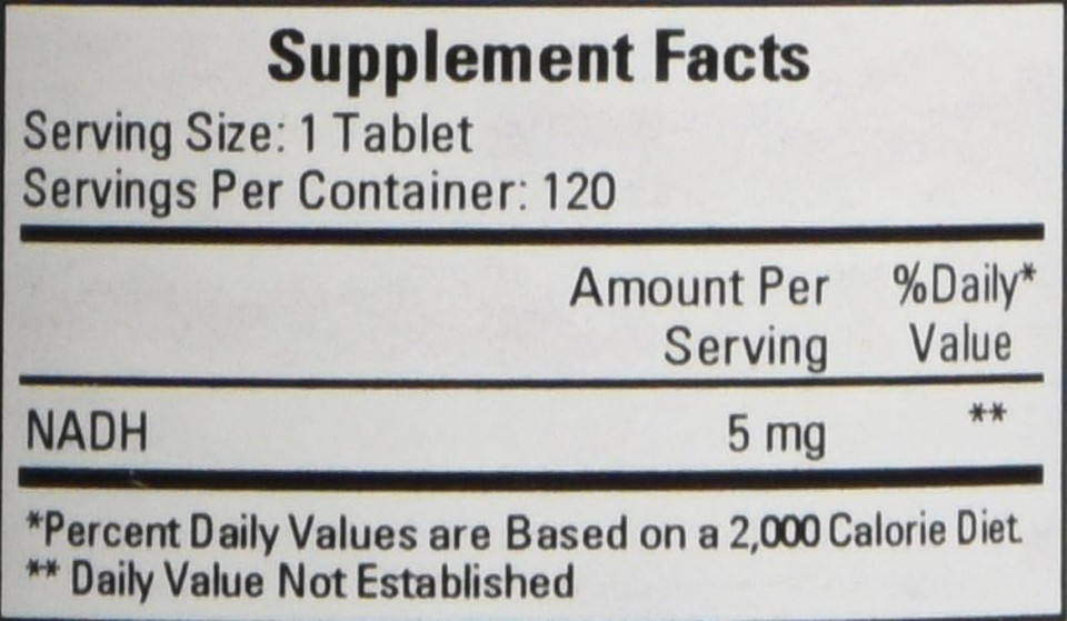 Cardiovascular Research Nadh Tablets, 60 Count