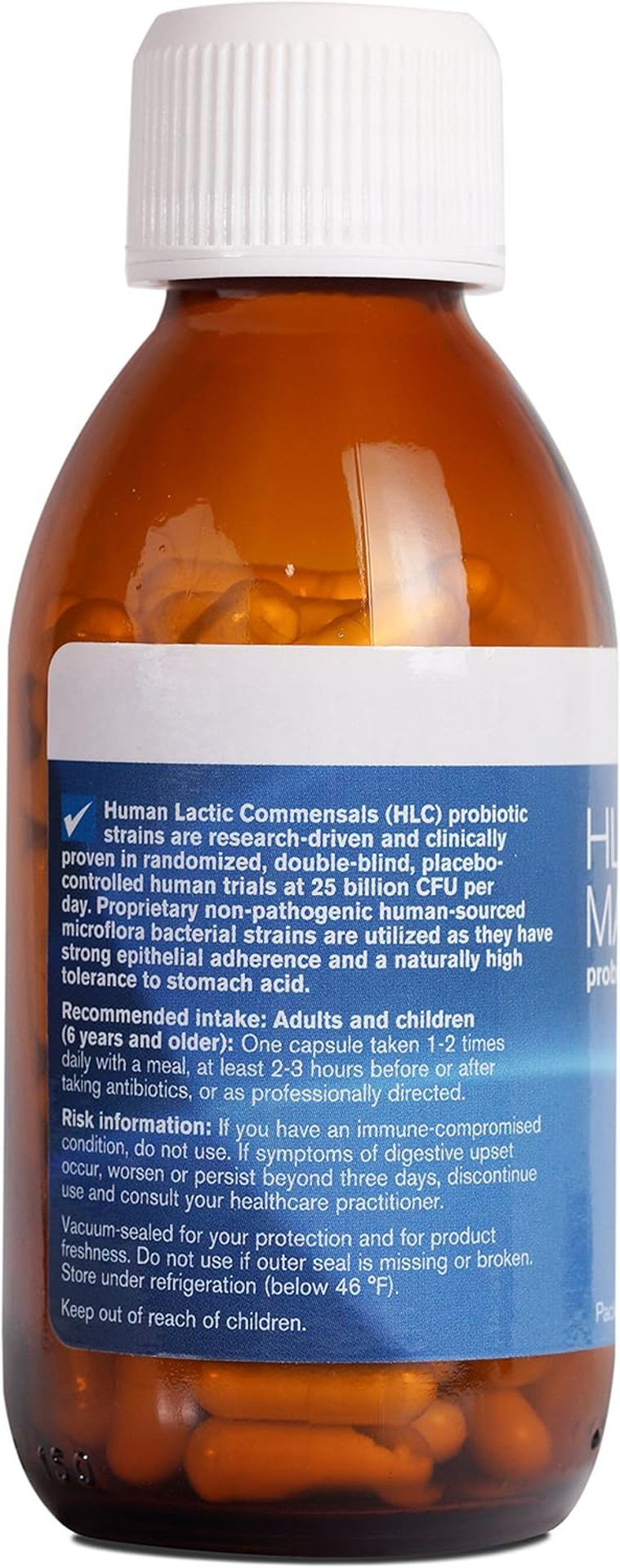 Pharmax Hlc Maintenance | Long-Term Maintenance Probiotic Formula To Support Digestive Health | 120 Capsules