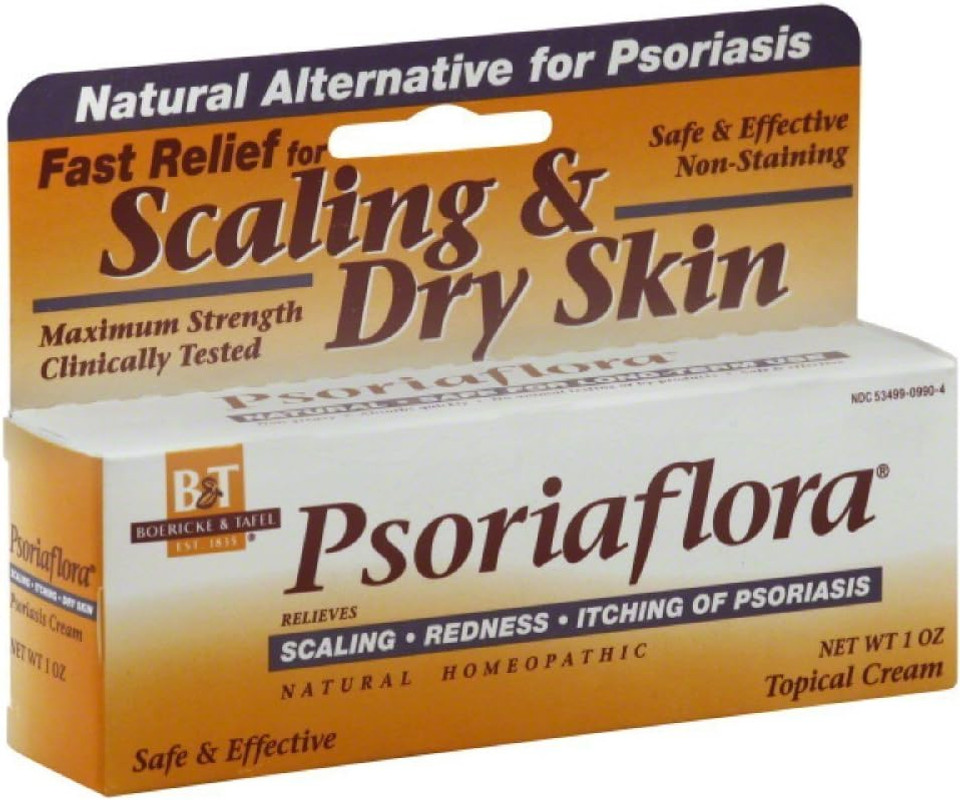 Psoriaflora® Psoriasis Cream 1 Oz., Triple (3) Pack, By Boericke & Tafel