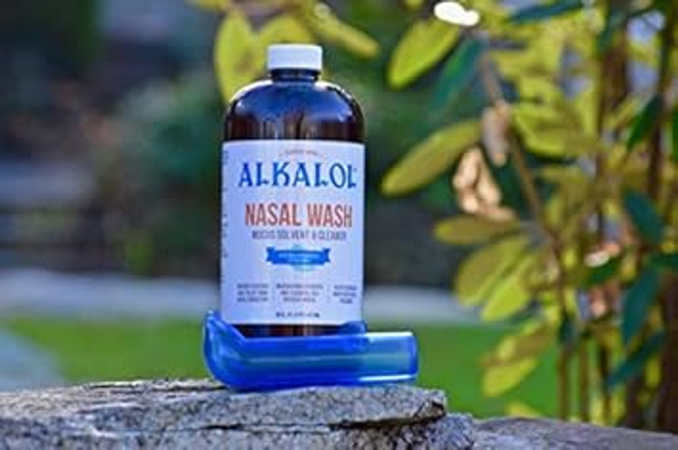 Alkalol - A Natural Soothing Nasal Wash, Menthol, 2 Piece Set 1 Count Alkalol - A Natural Soothing Nasal Wash, Menthol, 2 Piece Set 1 Count