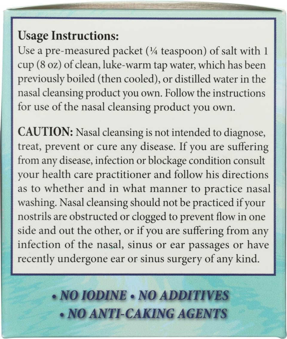 Ancient Secrets Nasal Cleansing Pot Salt, 40 Pkt
