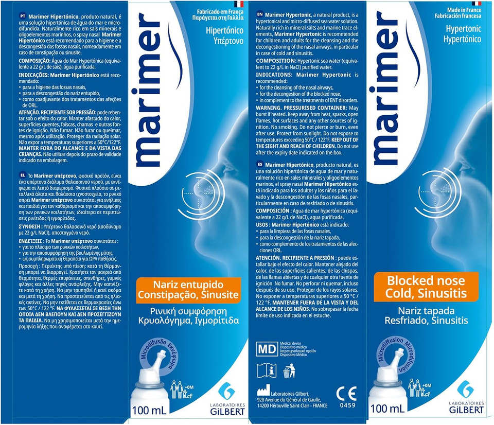 Hypertonic Saline Nasal Spray All Natural Seawater,Sinus Rinse & Sinus Allergy Symptom Reliever 3.38 Fl Oz (100 Ml) Hypertonic Saline Nasal Spray All Natural Seawater,Sinus Rinse & Sinus Allergy Symptom Reliever 3.38 Fl Oz (100 Ml)