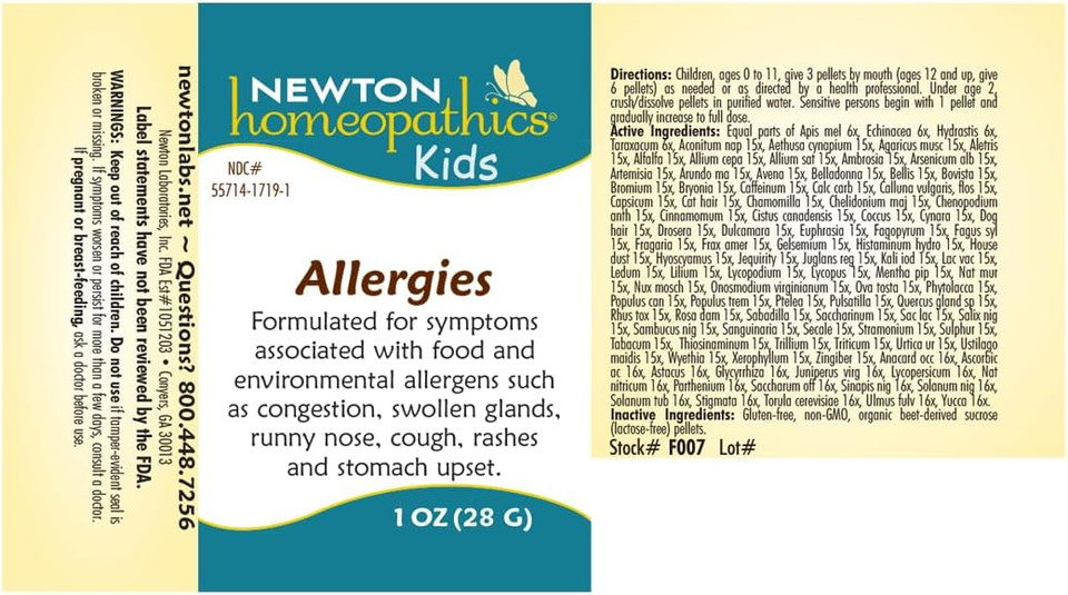 Newton Homeopathics - Allergies For Kids, 1 Oz Pellets Newton Homeopathics - Allergies For Kids, 1 Oz Pellets