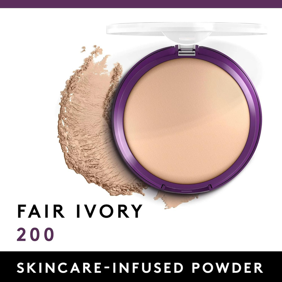 Covergirl Simply Ageless Instant Wrinkle Blurring Pressed Powder, Fair Ivory, 0.39 Ounce200 - Fair Ivory