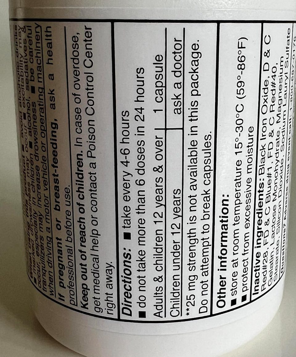 Sda Laboratories Diphenhydramine, 50Mg, 100Ct