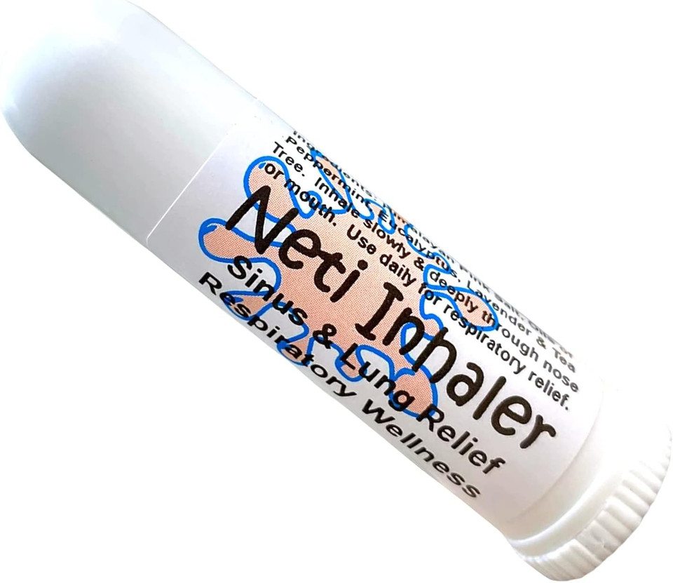 Urban Releaf Neti Salt Air Relief Inhaler! Fast Relief. Soothing Sinus & Lung, Himalayan Salt & Botanicals! Respiratory Wellness. Healing Aromatherapy. Energizing! 100% Natural, Vegan, Made In The Usa