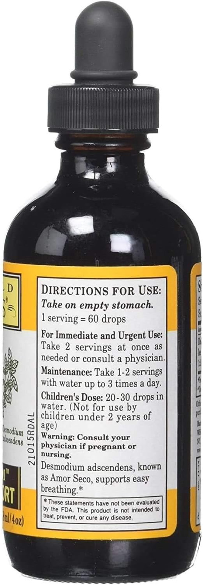 Whole World Botanicals Royal Desmodium Allergy Lung Support -- 4 Fl Oz By Whole World Botanicals