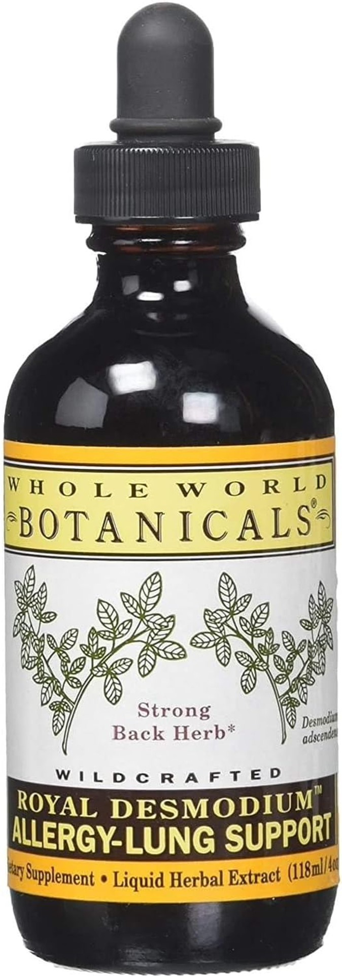 Whole World Botanicals Royal Desmodium Allergy Lung Support -- 4 Fl Oz By Whole World Botanicals