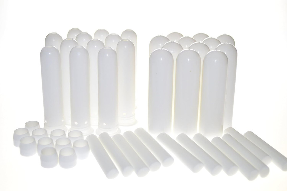 Wild Essentials Essential Oil Inhaler Tubes, Sticks (24 Pack), Wicks, Aromatherapy On The Go, Compact, Lightweight, Made In Usa, Thick Medical Grade Plastic, Portable, Degradation Resistant, Premium Wild Essentials Essential Oil Inhaler Tubes, Sticks (24 Pack), Wicks, Aromatherapy On The Go, Compact, Lightweight, Made In Usa, Thick Medical Grade Plastic, Portable, Degradation Resistant, Premium