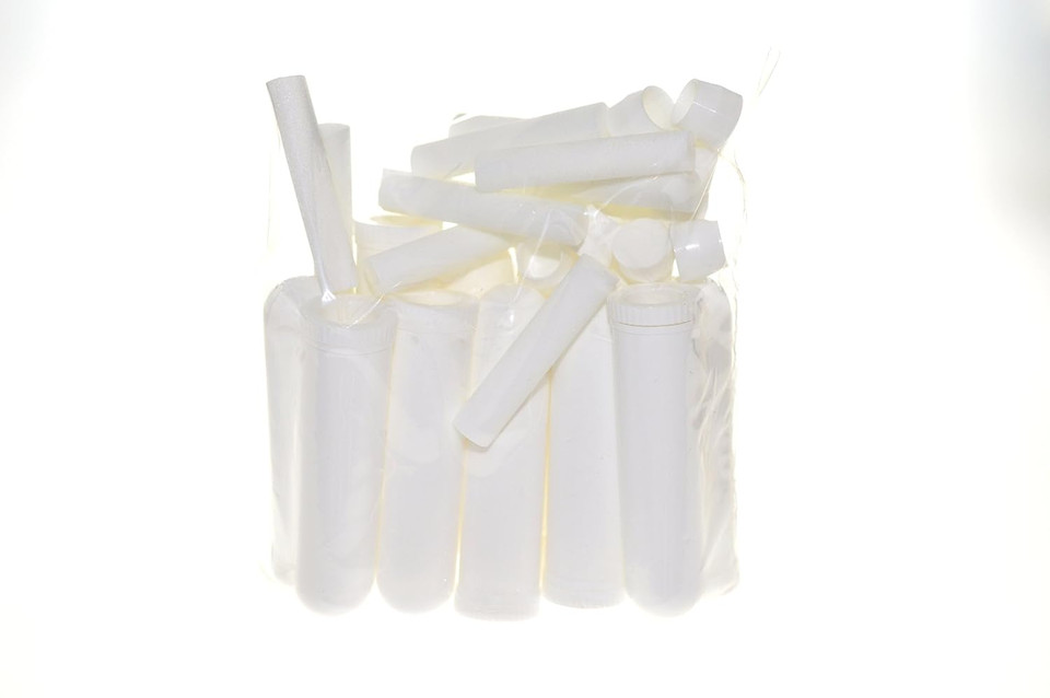 Wild Essentials Essential Oil Inhaler Tubes, Sticks (24 Pack), Wicks, Aromatherapy On The Go, Compact, Lightweight, Made In Usa, Thick Medical Grade Plastic, Portable, Degradation Resistant, Premium Wild Essentials Essential Oil Inhaler Tubes, Sticks (24 Pack), Wicks, Aromatherapy On The Go, Compact, Lightweight, Made In Usa, Thick Medical Grade Plastic, Portable, Degradation Resistant, Premium