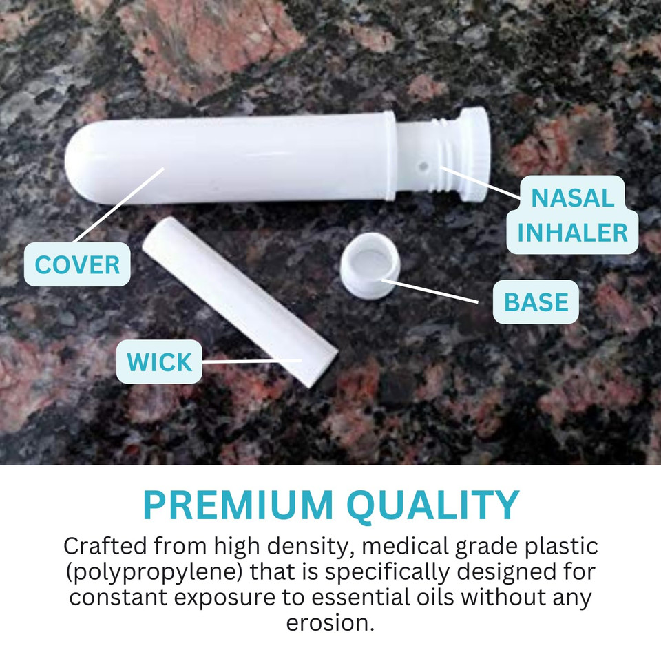 Wild Essentials Essential Oil Inhaler Tubes, Sticks (24 Pack), Wicks, Aromatherapy On The Go, Compact, Lightweight, Made In Usa, Thick Medical Grade Plastic, Portable, Degradation Resistant, Premium Wild Essentials Essential Oil Inhaler Tubes, Sticks (24 Pack), Wicks, Aromatherapy On The Go, Compact, Lightweight, Made In Usa, Thick Medical Grade Plastic, Portable, Degradation Resistant, Premium
