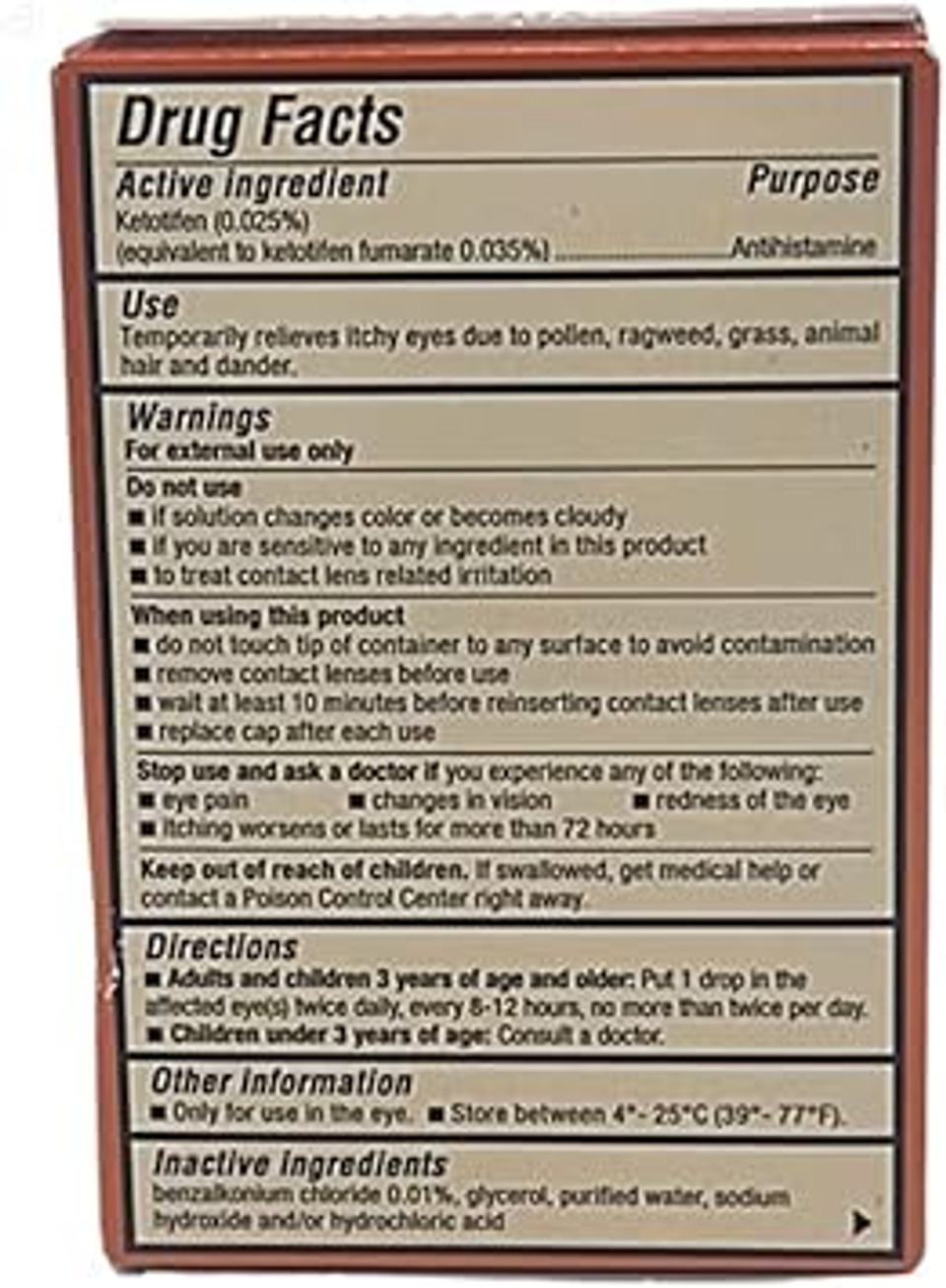 Zaditor Antihistamine Eye Drops Twin Pack 0.34 Fl Oz