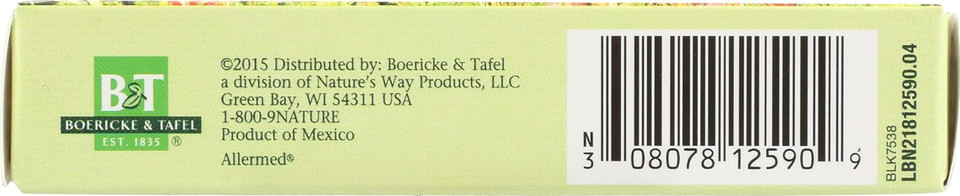 Boericke & Tafel Alleraide Allergy Relief, 40 Ct