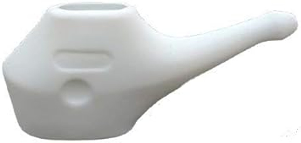 Economy, Light-Weight, Durable Neti Pot With 10 Sachet Neti Salt - Handy, Compact And Travel Friendly Dishwasher Safe Eco Friendly Natural Treatment For Sinus And Congestion-White Set Of 2 Economy, Light-Weight, Durable Neti Pot With 10 Sachet Neti Salt - Handy, Compact And Travel Friendly Dishwasher Safe Eco Friendly Natural Treatment For Sinus And Congestion-White Set Of 2