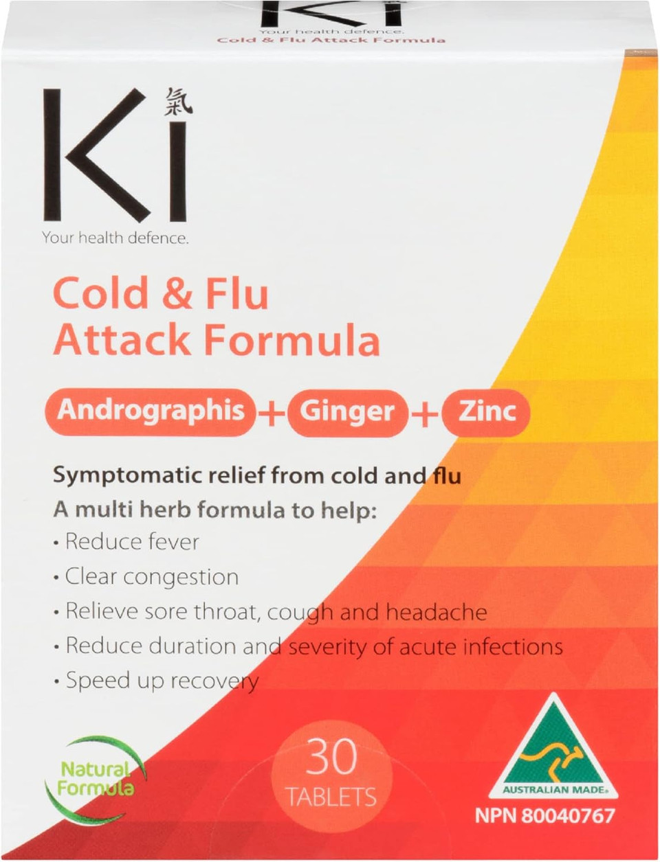 Martin & Pleasance Ki Cold & Flu Formula, 30 Ct