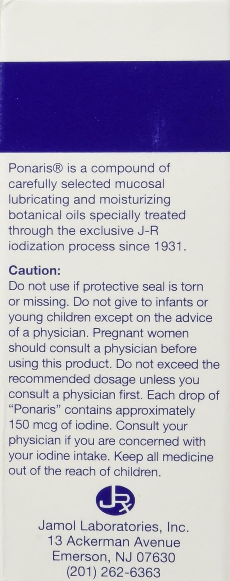 Ponaris Nasal Emollient 1 Oz