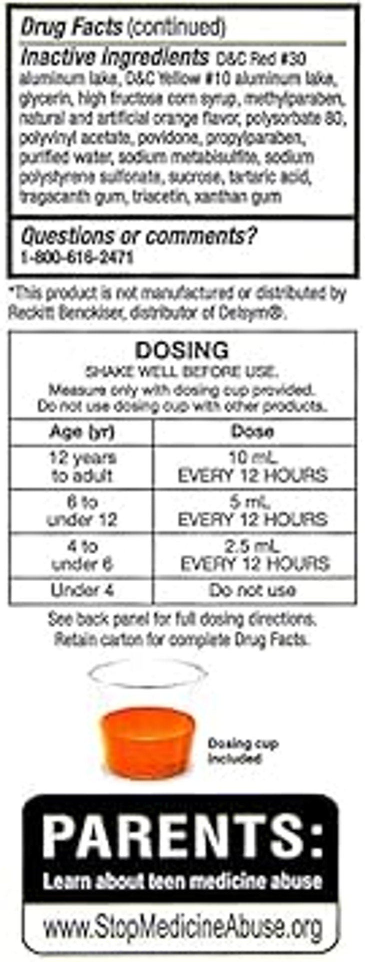 Major Cough Dm Dextromethorphan Polistirex Extended-Release Day Or Night 12 Hour Cough Relief & Suppressant - Orange Flavor - 3 Fl Oz (Delsym) Major Cough Dm Dextromethorphan Polistirex Extended-Release Day Or Night 12 Hour Cough Relief & Suppressant - Orange Flavor - 3 Fl Oz (Delsym)