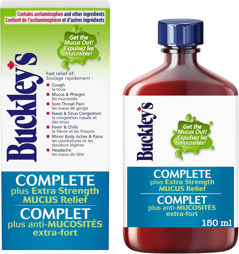 Buckley'S Complete 'Mucus Relief' Syrup Extra Strength For Relief Of Cough - 150 Ml