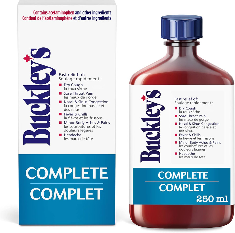 Buckley'S Original 'Complete' Syrup For Cough Large 250 Ml Size