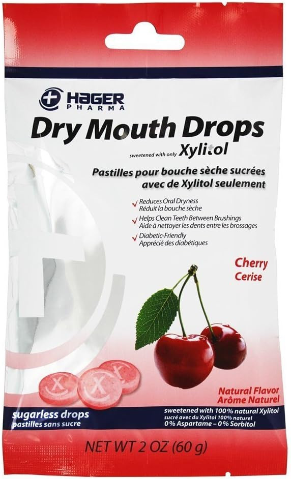Dry Mouth Drops Cherry 26 Ct